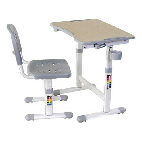 Парта со стулом Fun Desk PICCOLINO II Grey (серый) в Нуга Бест