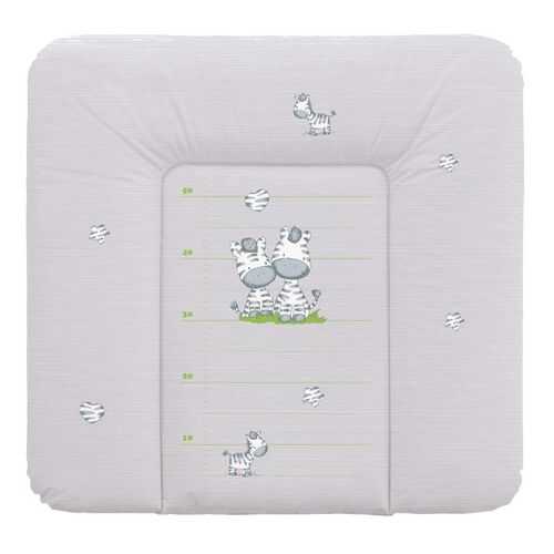 Матрас пеленальный Ceba Baby Zebra grey на комод, 70x75 см в Нуга Бест