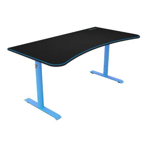 Компьютерный стол Arozzi Arena Gaming Desk/Черный МДФ/Голубой металл в Нуга Бест