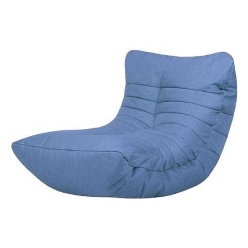 Кресло бескаркасное Папа Пуф Cocoon Chair Blue, размер L, рогожка, синий в Нуга Бест