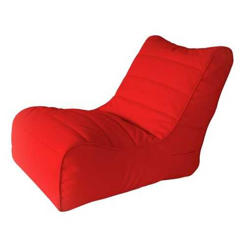 Кресло бескаркасное Папа Пуф Soft Lounger Red, размер XL, экокожа, красный в Нуга Бест