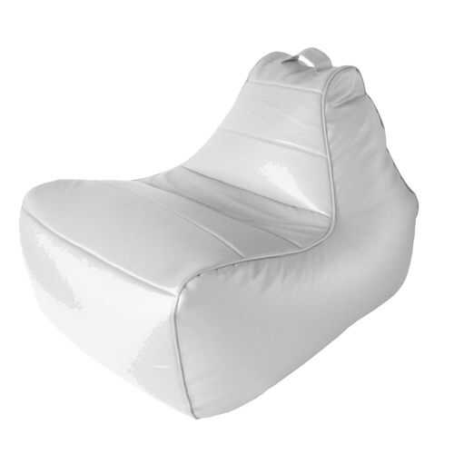 Кресло-мешок Папа Пуф Modern Lounger White, размер L, экокожа, белый в Нуга Бест